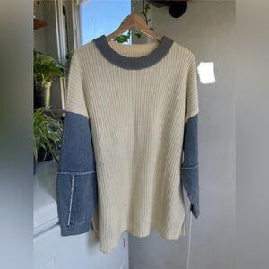 Gilden Intent - Oversized Color Block Sweater